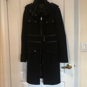 BCBG MAXAZRIA Convertible Wool Coat